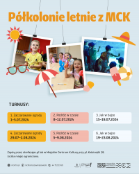 Półkolonie z Miejskim Centrum Kultury – zapraszamy!